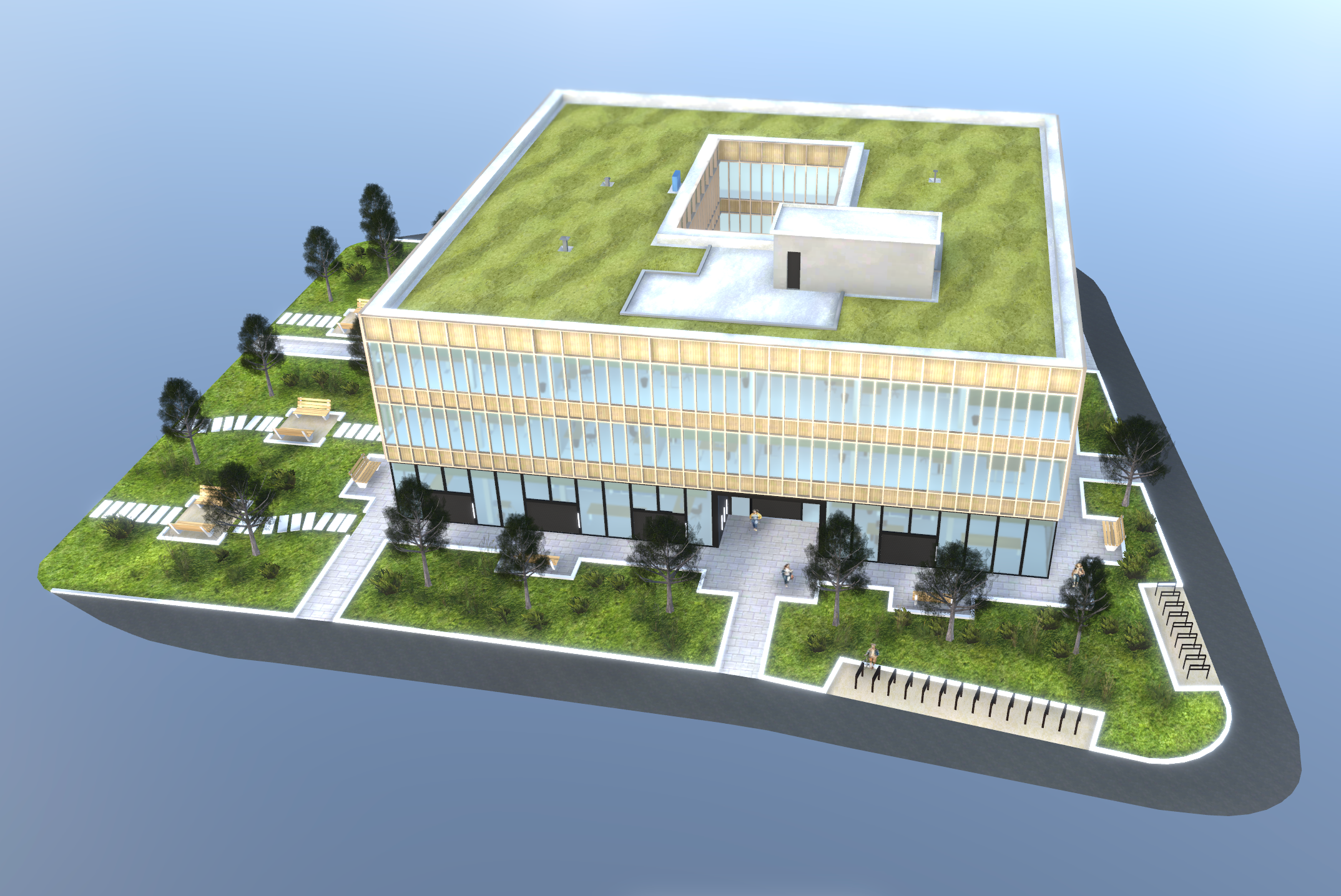 Browser-based 3D building visualization for architecture marketing and pre-construction sales